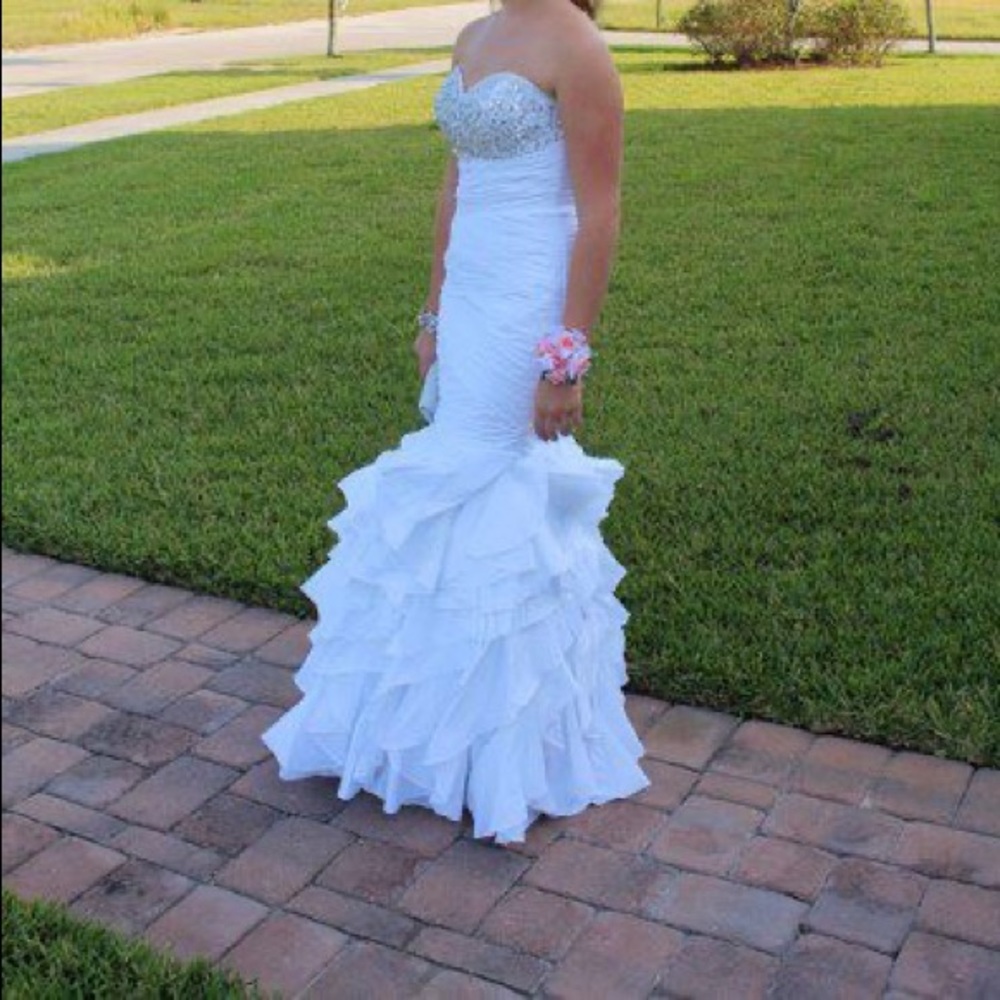 White - Wow! Prom & Pageant Dress